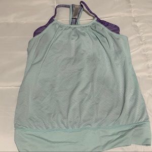 Ivivva purple and light blue ivivva tank size 12